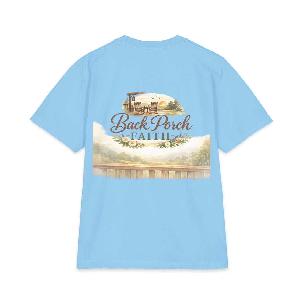 Come Sit Awhile T-Shirt — Back Porch Faith Graphic Tee