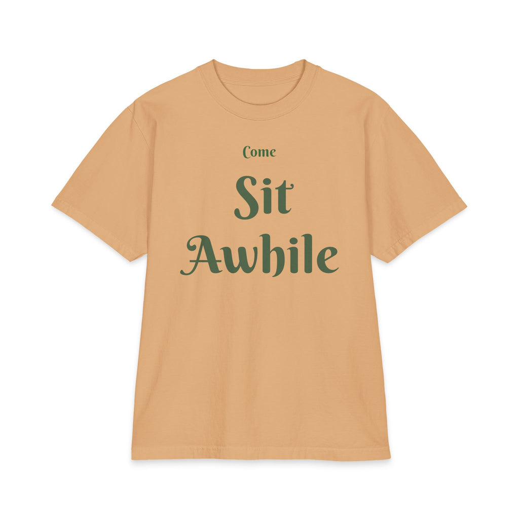Come Sit Awhile T-Shirt — Back Porch Faith Graphic Tee