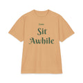Come Sit Awhile T-Shirt — Back Porch Faith Graphic Tee