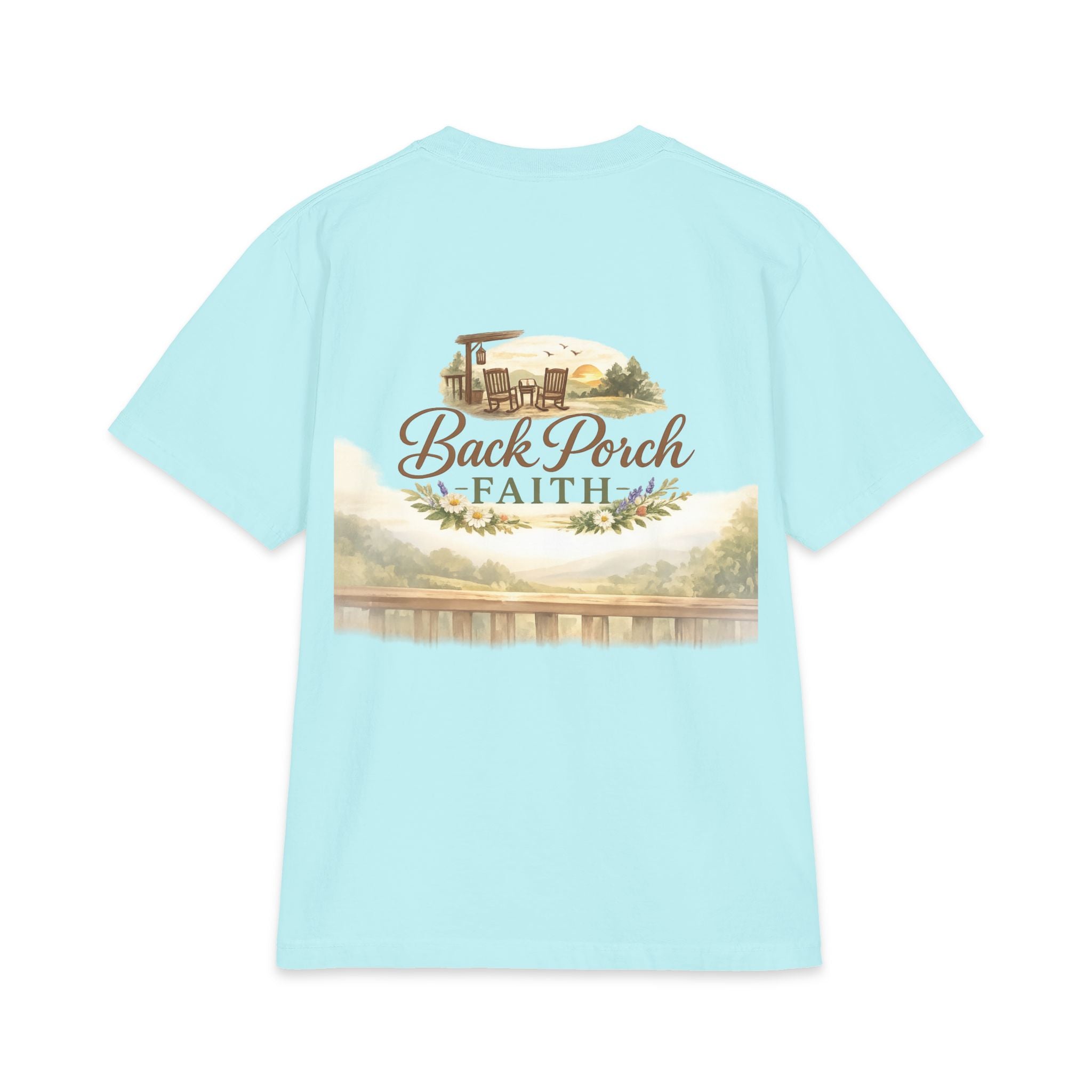 Come Sit Awhile T-Shirt — Back Porch Faith Graphic Tee