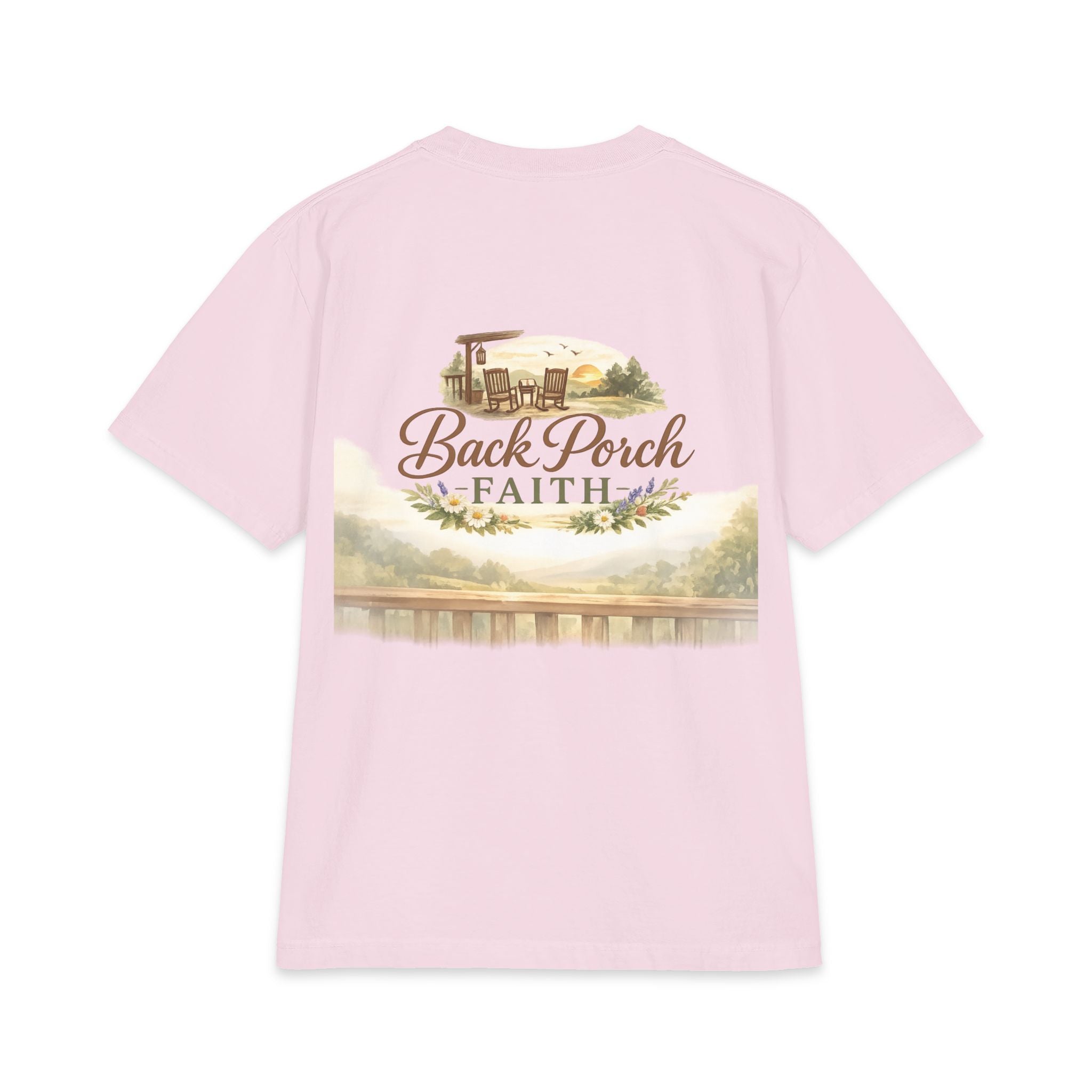 Come Sit Awhile T-Shirt — Back Porch Faith Graphic Tee